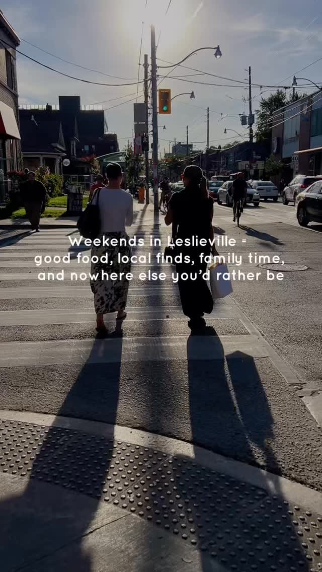 Weekends in Leslieville are all about **good food, local finds, family time, and enjoying the neighbourhood at your own pace.** ☕️🛍️🌿

Grab a coffee, discover something new, meet up with friends, treat the family, and make a day of it. ❤️

There’s always something to see, taste, do and love right here in Leslieville.✨

#ShopLeslieville #LoveLocal #leslievilletoronto #TorontoWeekends #torontoeastend